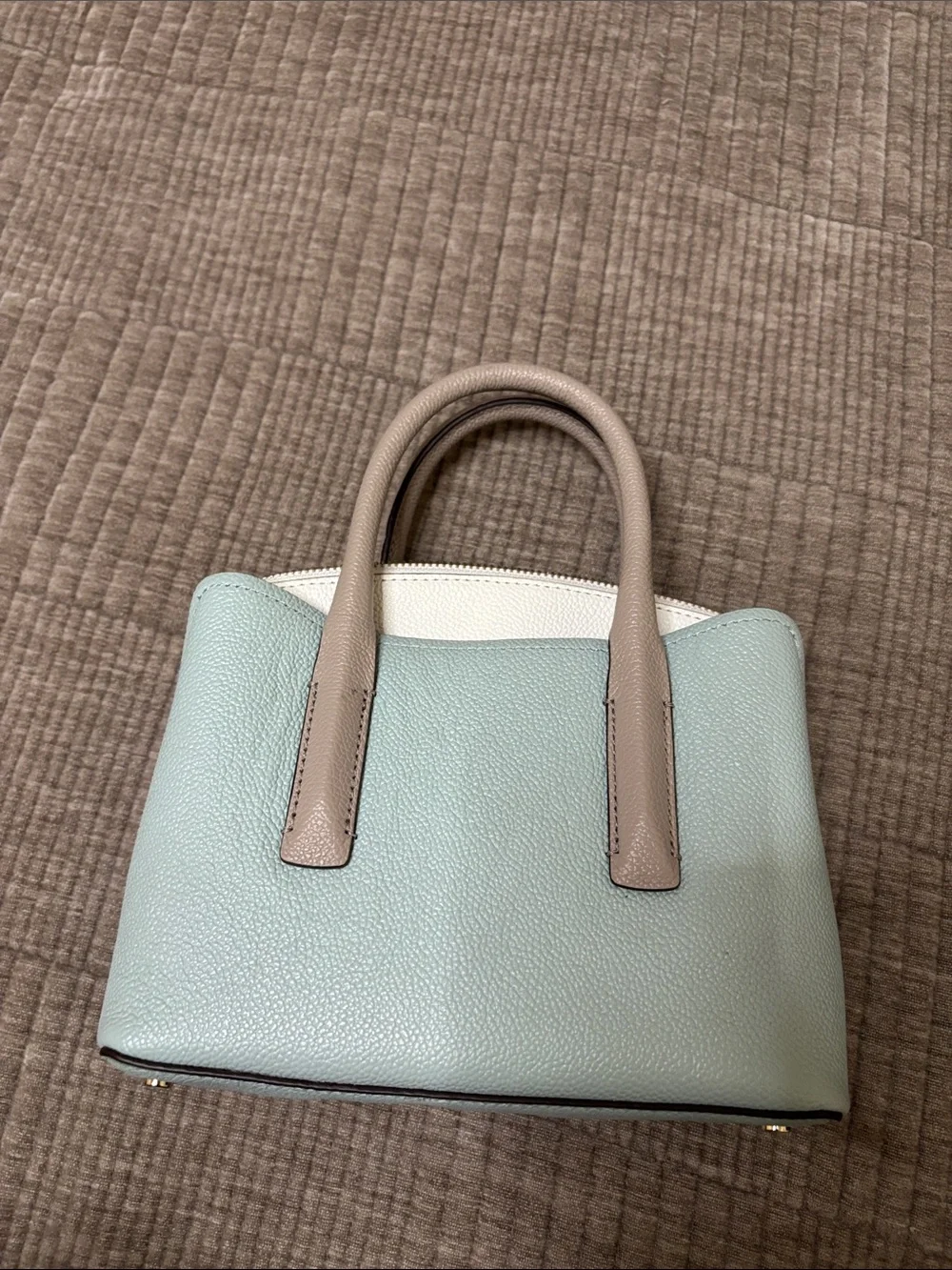 kate spade Light Blue & Blush Mini Satchel